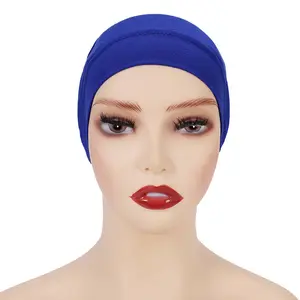 2023 Heiß verkaufte muslimische Frauen Arabian Schal Mütze multifunktion ale einfarbige Inner Hijab Cap