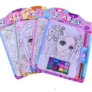 Ugly Little Girl Meimei Maquillage coloré pour enfants, Peinture artistique DIY à remplir pour filles princesse, Art de la peinture et du graffiti - Product Image 5
