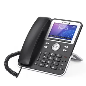 2025 CFH-Nouveau téléphone IP professionnel <span class=keywords><strong>VoIP</strong></span> avec système IPABX <span class=keywords><strong>compatible</strong></span> compte 4 lignes SIP pour téléphone ip d'hôtel de bureau - Product Image 4