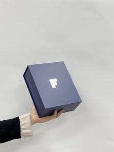 Vente en gros de coffrets cadeaux à fermeture magnétique <span class=keywords><strong>bleu</strong></span> <span class=keywords><strong>marine</strong></span> avec logo personnalisé imprimé pour emballage d'instruments de précision - Product Image 4