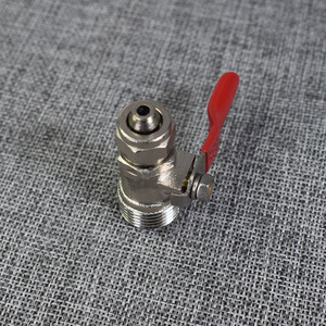 Robinet à bille en métal, connecteur de distributeur d'eau à filetage mâle 4 à 3 points, accessoire de robinet pour purificateur d'eau - Product Image 2