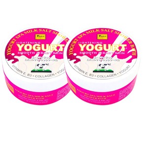 Y604 โยโกะ โกลด์ โยเกิร์ต สปา มิลค์ ซอลท์ ชาวเวอร์ บาธ 380 กรัม ผลิตภัณฑ์ปรับผิวขาวกระจ่างใสด้วยเกลือธรรมชาติเพื่อการบำรุงและขจัดคราบสิ่งสกปรก - Product Image 1