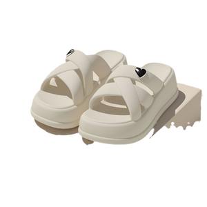 Mules en polaire pour femme, nouvelle collection 2025, printemps-automne-hiver, à semelle épaisse, double couche laine-coton, chaudes pour l'extérieur - Product Image 1