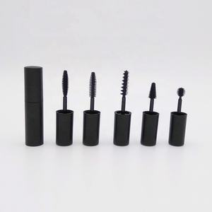Wadah maskara mini tabung maskara silinder hitam wadah kemasan maskara kustom OEM ODM botol kemasan kosmetik plastik - Product Image 2