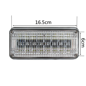 7 pouces LED côté lumière <span class=keywords><strong>Ambulance</strong></span> dépanneuse remorque marqueur rouge bleu ambre blanc état nouveau - Product Image 5