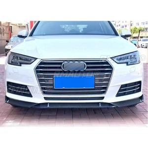 ลิ้นกันชนหน้ารถยนต์ สีดำเงา สำหรับตกแต่ง Audi A4L ปี 2017-2019 อุปกรณ์ป้องกันกันชน อะไหล่ตกแต่งรถยนต์ - Product Image 4