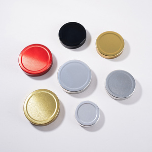 Prêt à expédier – Couvercles métalliques à vis 33mm 42mm 45mm 58mm 60mm 66mm 69mm 73mm 80mm en fer blanc doré pour bocaux en verre - Product Image 3