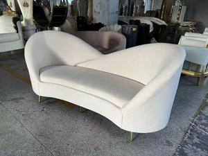 Lover posti divano divano per la decorazione della casa per il matrimonio soggiorno in acciaio inox prezzo all'ingrosso per alberghi - Product Image 3