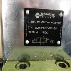Amplificateur de vanne Schneider Kreuznach HVM 071-100-1111-3G 10A 24V à montage fileté - Product Image 1
