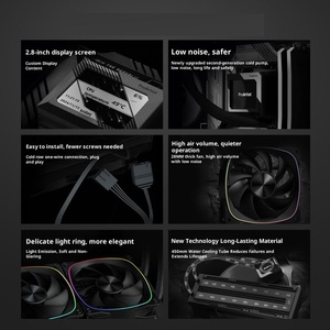 Yajun GA5 Second Generation 360 Integrated Water Cooling Radiator ATX Plastic Desktop <b>Computer</b> CPU Cooling ARGB <b>Fan</b> Stock ATX Fo - Product Image 3
