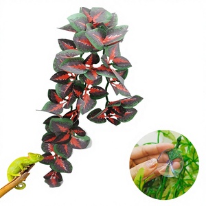 百艺人造树叶挂墙装饰-耐用、环保、逼真的树叶纹理，适合爬行动物饲养箱的装饰 - Product Image 1
