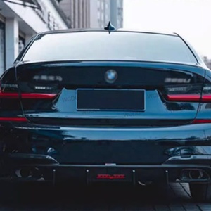 Difusor Trasero de Fibra de Carbono para <span class=keywords><strong>BMW</strong></span> Serie 3 G20 G28 320i <span class=keywords><strong>325i</strong></span> 330i LCI <span class=keywords><strong>2022</strong></span>+ Alerón de Parachoques Trasero Kit de Carrocería con Luz LED - Product Image 5