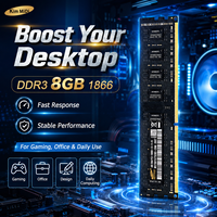 Mémoire RAM DDR3 8 Go 1866 MHz ECC PC3-14900 240PIN DIMM Kim MiDi pour PC, mise à niveau informatique, jeu stable