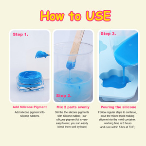 Timesrui 30 màu sắc bóp Squishy Đồ chơi nhuộm sắc tố dán cao tập trung Mochi Đồ chơi màu cho Silicone cao su màu - Product Image 4