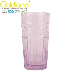 Calice di acqua colorato goffrato <span class=keywords><strong>rosa</strong></span> caldo vendita <span class=keywords><strong>rosa</strong></span> vetro Vintage personalizzato tazza di vetro colorato personalizzato calice di vetro - Product Image 5
