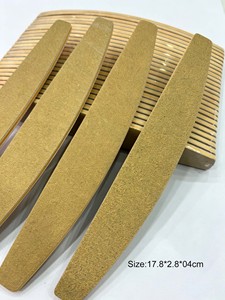 Lime à <span class=keywords><strong>ongles</strong></span> Amilay Premium Gold en papier de verre, grain 100/180, forme demi-lune, lavable, réutilisable, pour manucure, vente en gros, OEM, logo personnalisé - Product Image 4
