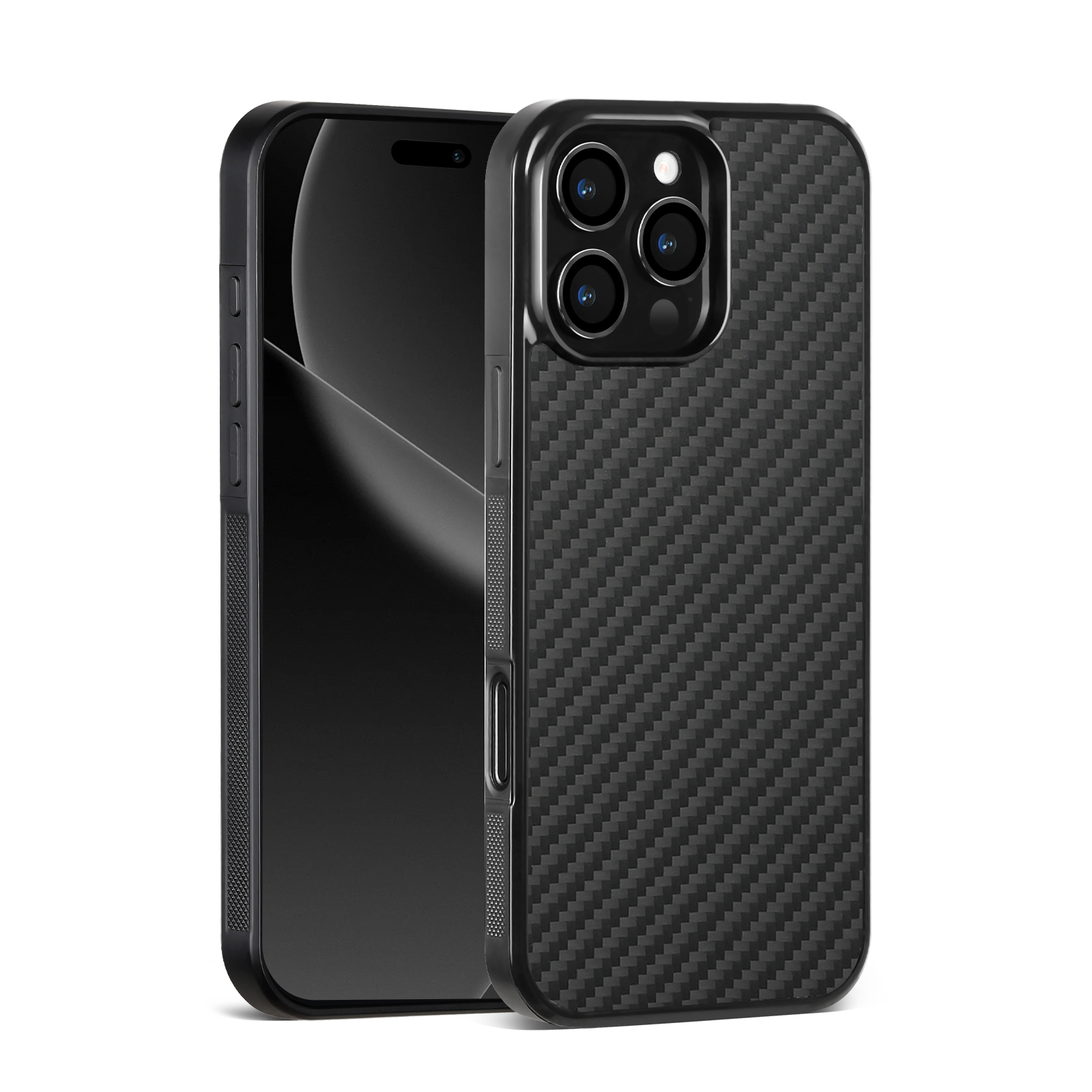 Black TPU side with gray Kevlar back