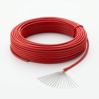 Kabel Tembaga Berlapis Perak Berinsulasi PTFE Tahan Asam dan Alkali 600V Suhu Tinggi AF-250