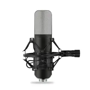 GAM-Q8B profesional condensador cardioide de estudio micrófono con montaje de choque titular perfecto para grabar cantando Broadcastin