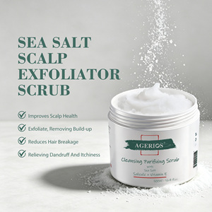 Scrub per il Cuoio Capelluto al Sale Marino, <span class=keywords><strong>Shampoo</strong></span> <span class=keywords><strong>Antiforfora</strong></span> e <span class=keywords><strong>Antiprurito</strong></span>, Trattamento Rinfrescante per la Cura del Cuoio Capelluto, Etichetta Privata, Vendita all'Ingrosso - Product Image 1