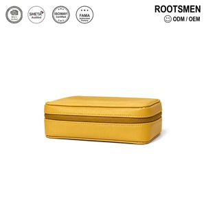 Bolsa de Cosméticos de Cuero PU para Hombre, Personalización ODM OEM, Estuche para Cuidado de la Piel Duradero con Certificación BSCI, Bolsa de Almacenamiento de Maquillaje para Regalo - Product Image 1