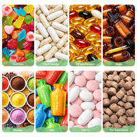 Fruit- en groente vitamine supplement capsules, voedingsgericht en rijk aan vitaminen, mineralen en antioxidanten