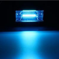 Lampe de travail LED à trois rangées 72W, éclairage tout-terrain COB, boîtier en aluminium, lampe de rétrofit universelle pour voiture