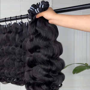 Vietnamese <b>Body</b> <b>Wave</b> Raw Virgin Human Hair Bundles Natural Color Cuticle Aligned Weft Extensions Drop Shipping Vendor - Product Image 1