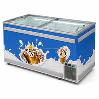 Refrigerador Industrial de Una Temperatura con Congelador Inferior, Control Digital y Estantes Ajustables para Uso en Supermercados, 950L