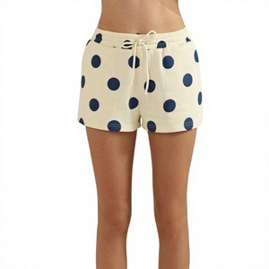 <b>Custom</b> Logo New Designer Fashion Women's Summer Eco-Friendly Streetwear <b>Boxer</b> Shorts Casual Mid-Rise Side Polka Dot Print 100% - Product Image 1