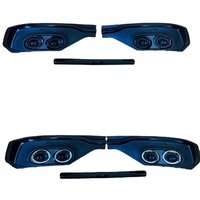 Diffuseur de style SQ5 pour Audi Q5 Sportback (2021-2024), mise à niveau sans tuyau, style SQ5 avec embouts