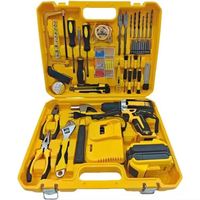 Nouvel arrivage : Kit combiné perceuse sans fil multifonctionnelle, outil domestique, ensemble de travail du bois pour artisans et mécaniciens, alimentation par batterie, CE