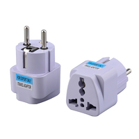 Adaptateur de voyage multifonction universel AU UK US vers EU, prise électrique de type E/F, adaptateur de voyage pour France et Espagne, prise secteur AC