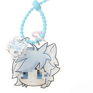 Custom Wholesale Double Sided Printed Funny Anime <b>Plastic</b> Acrylic Keychain Back Mirror <b>Key</b> <b>Chains</b> Cute Charms - Product Image 3