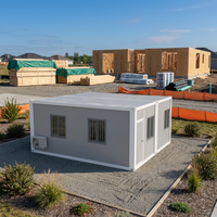 Maison conteneur préfabriquée de 20 pieds et 40 pieds, maison modulaire en acier, cabane carrée pour usage résidentiel et hôtelier, vente en gros