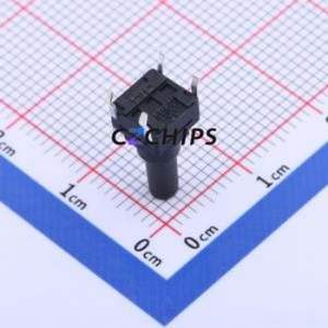 K2-1839DQ-T4SW-02 Tactile Switch Through hole Component (THT) Switch 2.5N Through Hole 6.2mm 6.2mm - Product Image 2