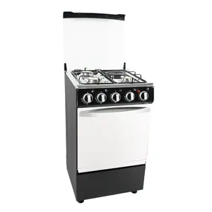 Xunda Gas Oven 24 Inch 4 Burner Freestanding Gas Range 1 Electric 3 Gas Hob Cooker With Oven