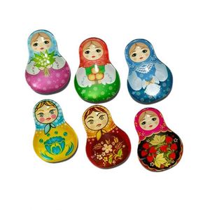 Imán de nevera 3D moderno con diseño de muñeca Matryoshka, recuerdo creativo de resina y poliéster para nevera. - Product Image 2