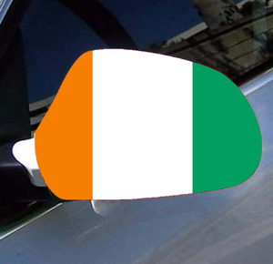Funda para Espejo Retrovisor de Coche con Bandera de Costa de Marfil, Producto para Fanáticos del Fútbol, Venta Caliente, Envío Rápido - Product Image 1