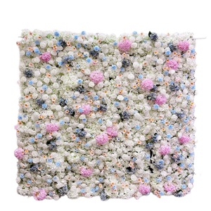 Minimalist <b>Flower</b> <b>Wall</b> Soft Floral Panel Modern <b>Artificial</b> <b>Flower</b> Backdrop For Home Wedding Party Indoor <b>Wall</b> Decor - Product Image 2