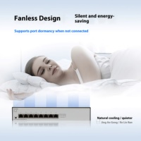 Commutateur réseau personnalisable S1730S-L4P4T-A 10/100/1000 Mbps Alimentation PoE Boîtier métallique Capacité de commutation 16 Gbps Fibre cuivre en stock