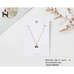 Collier avec pendentif abeille dorée en acier inoxydable pour femmes, bijoux à la mode, cadeau - Product Image 3