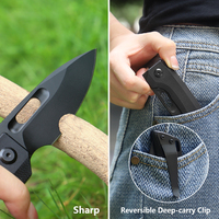 Couteau de poche pliable à ressort, acier D2 de qualité industrielle, manche G10, fabrication directe d'usine, pour le camping