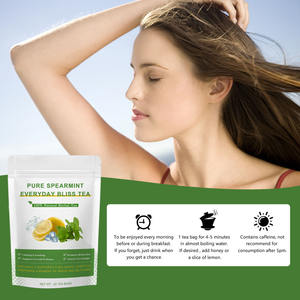 プライベートラベルピュアバニラレモンの爽やかなアイミントティーモロッコミントフレーバーグリーンティードライハーブとドライペパーミントティー - Product Image 2