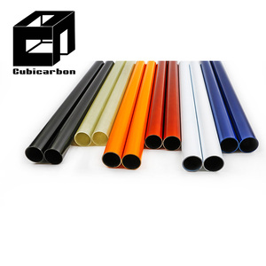 Tubo in Fibra di Vetro Pregreg Colorato da 1000mm 2000mm, Tubo in Vetro Avvolto a Rotolo, Tubo Rotondo Colorato OEM 20mm 40mm 50mm 60mm - Product Image 1