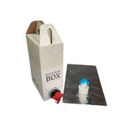 Boîte en aluminium à haute barrière avec valve papillon, sachet d'emballage aseptique pour liquides 3L 5L 10L