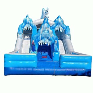 Tobogán Inflable con Temática del Mundo de los Hielos, Casa de Brinco de Grado Comercial para Eventos Invernales - Product Image 1