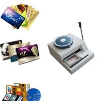 Embosseuse de cartes en plastique PVC HD-68D pour étiquettes nominatives, vente en gros d'usine