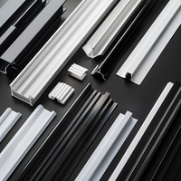 Projet d'éclairage architectural Canal en plastique PVC de qualité supérieure encastré Profil en plastique LED sur mesure