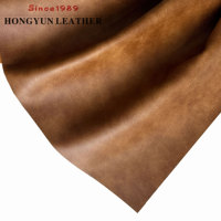 Échantillons Gratuits Cuir Synthétique PU Vieilli Imperméable Résistant à l'Abrasion Écologique pour Chaussures Sacs et Sacs à Main